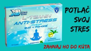 XD ANTI STRESS žuvačky:buď v pohode - relaxuj