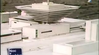 Bratislava - Stavba obrátenej pyramídy z roku 1976