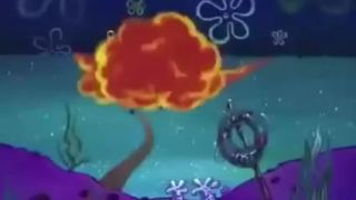 Spongebob čaká na poštu