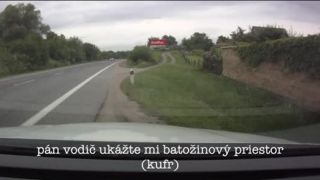 Slovenská policie si chce smlsnout na českém řidiči, marně