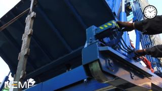 Betonové, základové bloky! How to load vibropress!