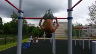 Street workout a chlapec