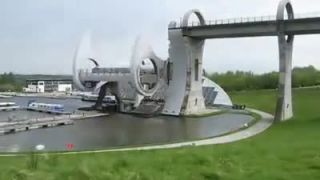 Mazec! Jediný lodní rotační výtah. Skotsko