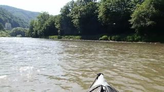 Nedeľné ráno na rieke Poprad