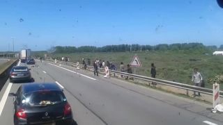 Migranti v Calais (Francúzsko)