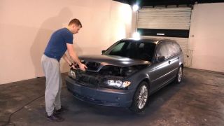 BMW E46 - Plasti Dip gunmetal + metalíza