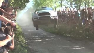 Trošku skočil (rally Poľsko)