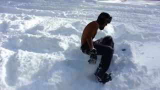 Snowboard na rovine