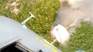 Hasenie požiaru na polostrove Pelješac a na ostrove Brač