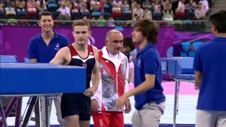 Drsný pád z trampolíny a pohotový pomocník (Baku 2015)