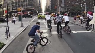 Cez New York na BMX-e (POV)