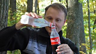 Propán + Coca-Cola + Oheň