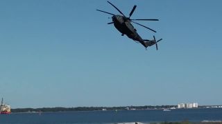 Rýchla stopka vrtuľníku Sikorsky MH-53E