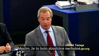 Nigel Farage - Pán Tsipras, nastal váš čas