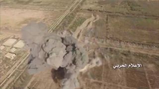Sýrske letectvo vs tank ISIS (Sýria)