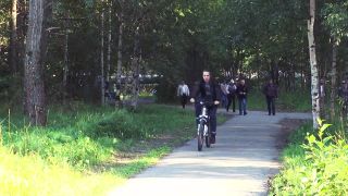 Léto v Severodvinsku. srpen. Rusko