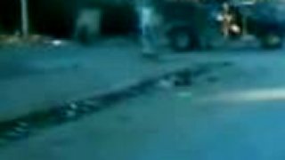 Explózia amerického sprievodného vozidla HUMVEE - IRAK