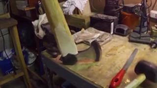 Výroba vikingskej sekery