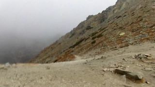 Vysoké Tatry - Sedlo Pod Ostrvou 10.11.2015 Vietor do 140km/h
