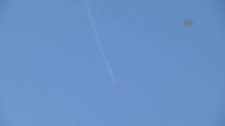 Pád zostreleného Ruského lietadla SU-24M