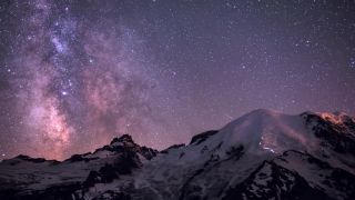 Nočný výstup na Mount Rainier (USA)