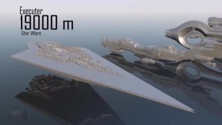 Porovnanie veľkosti vesmírnych lodí