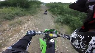 Enduro jazdec si trochu zalietal