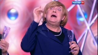 Angela Merkelová si zaspievala v Rusku