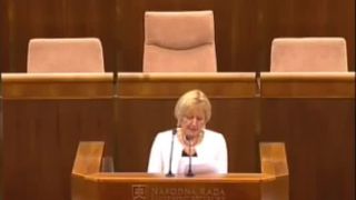 Marika Ritomská, prejav v NR SR, Odvolávanie Počiatka, 2015
