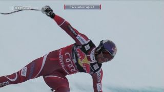 Hororový pád lyžiara Aksel Lund Svindal-a (Kitzbühel)