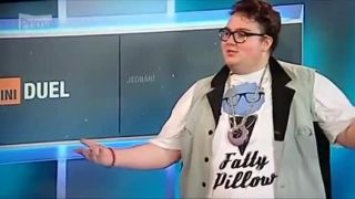 Skandální výstup v tv, FattyPillow tak jak ho známe z yt...