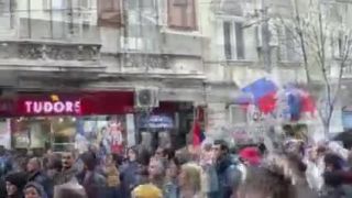 Protest proti NATO - Srbsko, Belehrad
