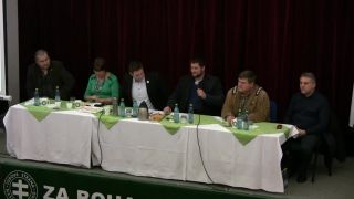 Predvolebný míting ĽS Naše Slovensko v Piešťanoch (18.2.20