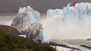 Rozpad ľadovca Perito Moreno (Argentína)