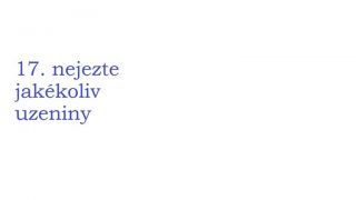 31 tipů pro zdravý život