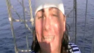 Statečná piratka Jarka Brokešová LANAŘÍ na lodi La Grace