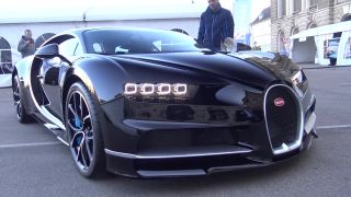 Bugatti Chiron pod lupou (zvuk, exteriér a interiér)