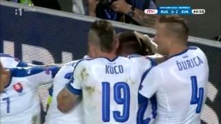 Rusko - Slovensko 1:2 (zostrih gólov)