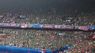 Atmosféra na zápase Severné Írsko - Nemecko (EURO 2016)