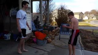 Ice bucket challenge prank