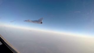 Útok ruských Tu - 22M3 na objekty IS v Sýrii