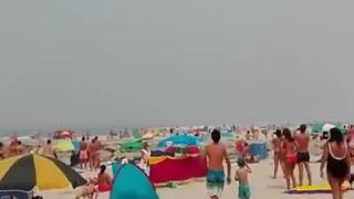 Prekvápko na pláži.