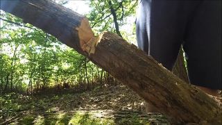 Troška sekania s mojim bushcraft