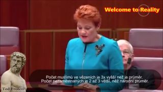 Projev Pauline Hanson v Australském senátu na téma Islámu