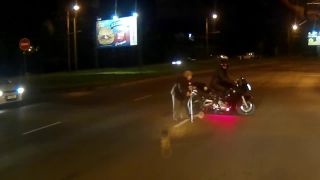 Strážny anjel na motorke (Litva)