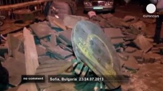 Protest proti vyskomim cenám energii 2013 Bulharsku