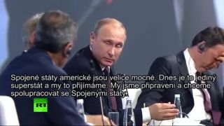 Putin jasne povedal ktorá Veľmoc vedie. (CZ titulky)