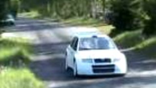 Test Škoda Fabia WRC ´03