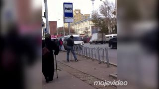 Street workout ruského "alko nindžu"