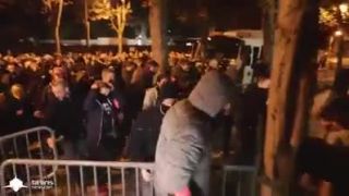 Francúzska polícia demonštruje proti vláde